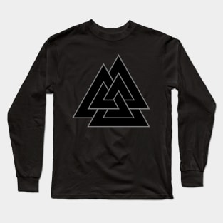 Valknut Viking Symbol Long Sleeve T-Shirt